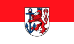 Flagge der Landeshauptstadt Duesseldorf